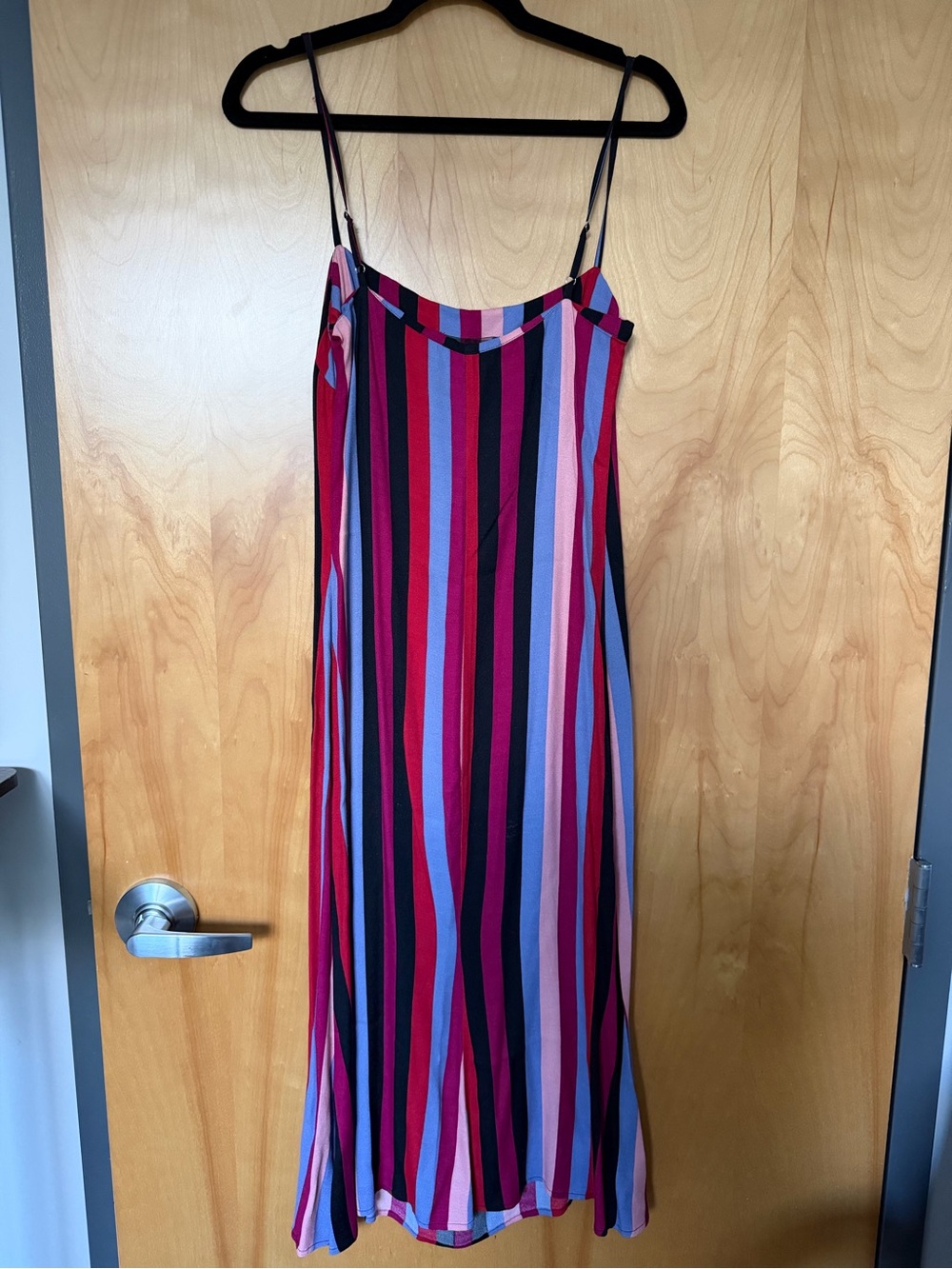 Reformation Pink Multi Vertical Stripe Maxi Dress - Picture 2 of 3